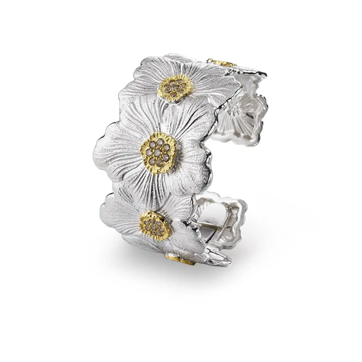 [JAGBRA012181]  Buccellati - Blossoms diamonds bracelet