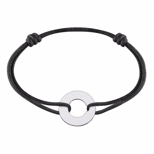 [343202]  Dinh Van - Cible large cord bracelet
