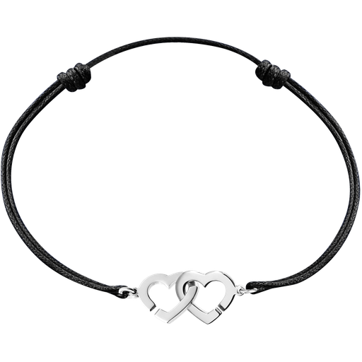 [345107]  Dinh Van - Double Cœurs R9 cord bracelet