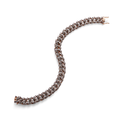 [JBS-JR-2902]  JBS - Bracelet with  cognac diamonds