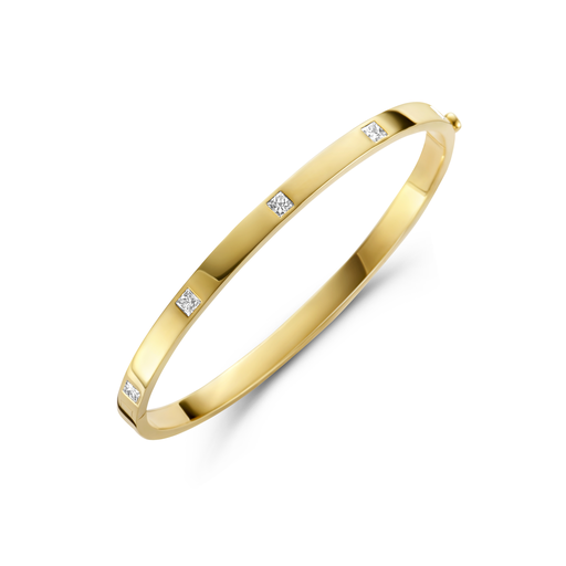 [JBS-JR-JBG118]  JBS - Bangle with 5 diamonds
