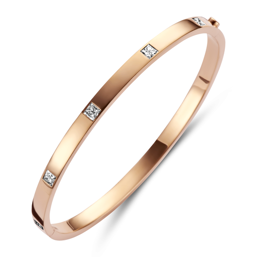 [JBS-JR-JBG118B]  JBS - Bangle with 5 diamonds