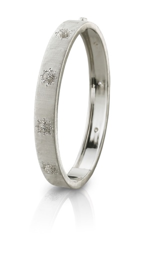 [JAUBRA005443]  Buccellati - macri bracelet in white gold with diamonds