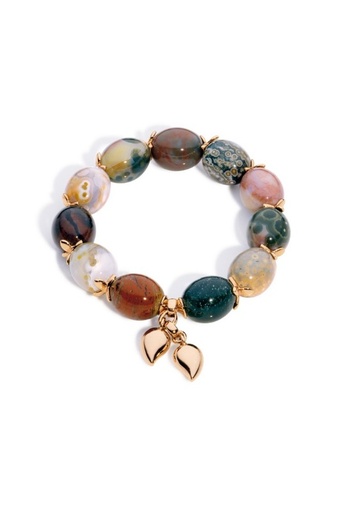 [B-Co-l-sv-OJ-rg]  Tamara Comolli - COCONUT bracelet Ocean Jasper