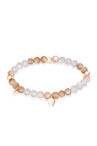 [B-IND-Camel-Dr-mrg]  Tamara Comolli - Bracelet India Camel with multi color  Moonstone