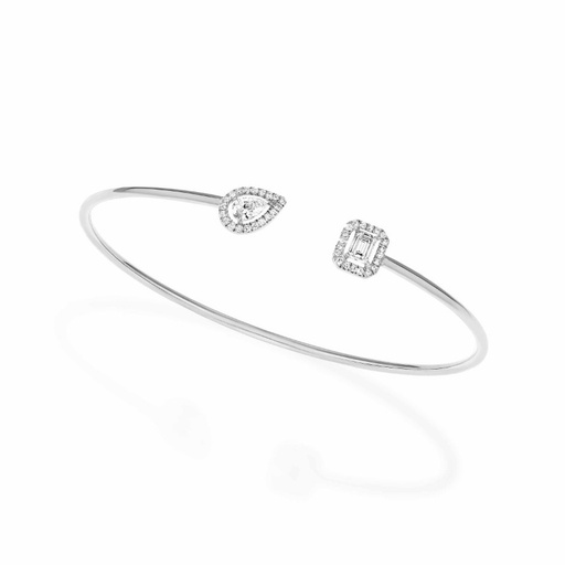 [7222]  Messika - My Twin Toi & Moi Thin Bangle 0,15ct x 2