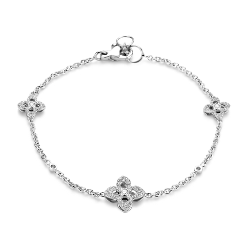 [JBS-LV-BR9277/W]  JBS - Whitegold bracelet with diamonds