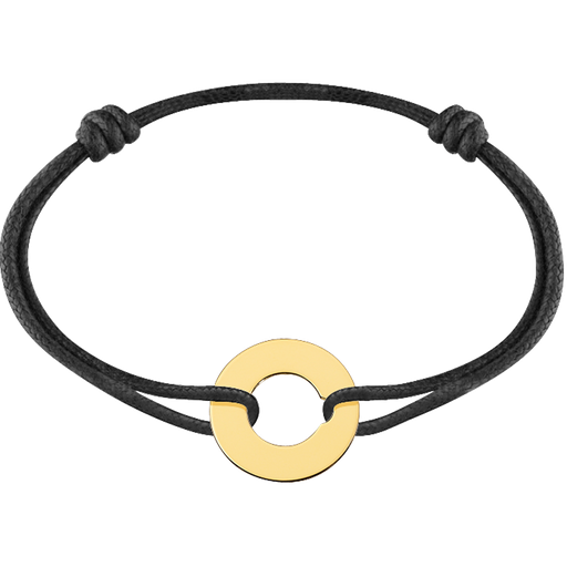 [343201]  Dinh Van - Cible large cord bracelet