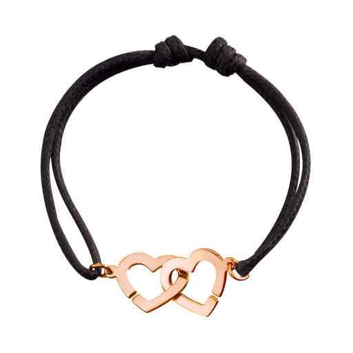 [345105]  Dinh Van - Double Cœurs R13 cord bracelet