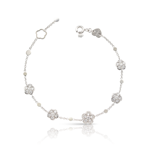 [16144B]  Pasquale Bruni - Figlia dei Fiori Bracelet in  White Gold with Diamonds