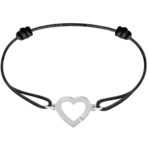 [320202]  Dinh Van - Heart cord bracelet