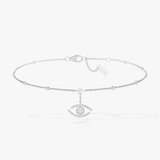 [11634]  Messika - Bracelet de cheville Lucky Eye pavé