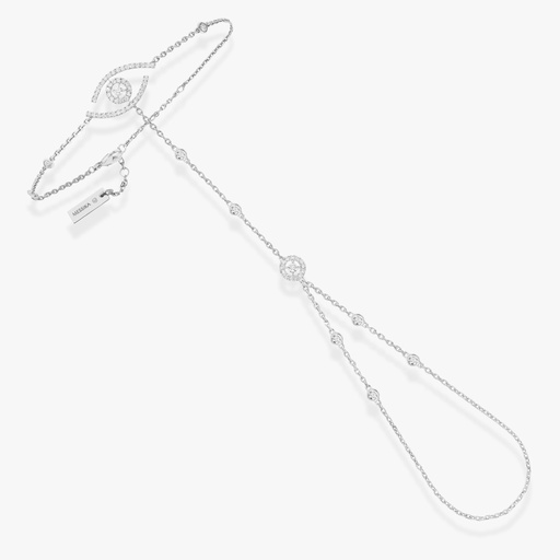 [11334]  Messika - Lucky Eye Pavé-set hand bracelet