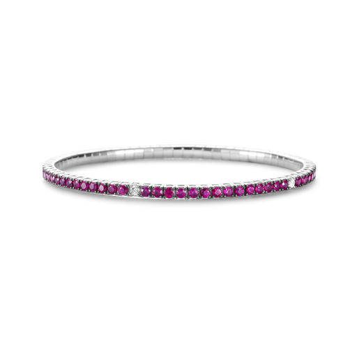 [JBS-DG-11033SO/2*SRB]  JBS - Bracelet with rubies & diamonds