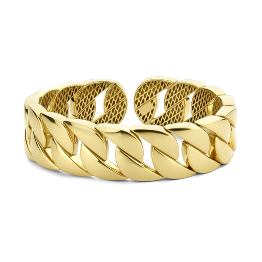 [JBS-AP-835BX0148]  JBS - Yellow Gold Curb Cuff