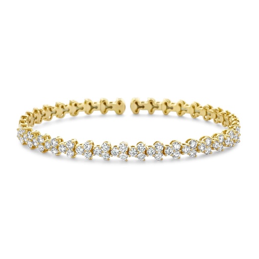 [1PU1482104/2]  Damaso - Yellow Gold Bracelet set with Diamonds