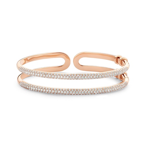 [1PU0032142/1]  Damaso - Pink Gold Bracelet set with Diamonds
