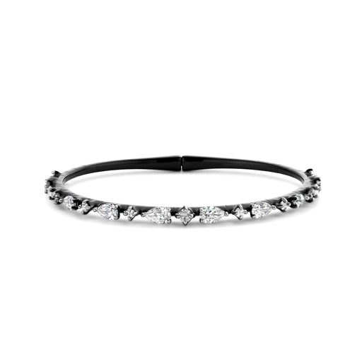 [JBS-MM-00891/BR]  JBS - Black gold bangle with diamonds