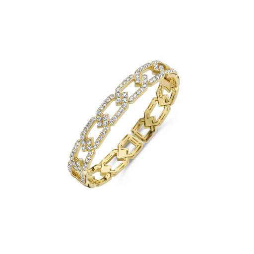 [1PU0032058/3]  Damaso - Yellow gold Bangle with diamonds