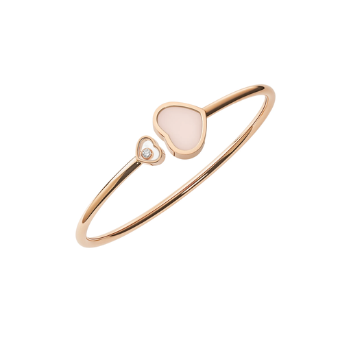 [857482-5622]  Chopard - Happy Hearts Pink Opal Bangle