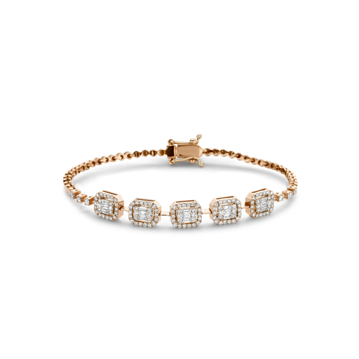 [JBS-SAD-SB0396]  JBS - Illusion Diamond Bracelet