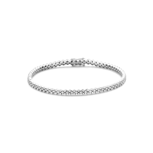 [JBS-C&C-BR1854B]  JBS - White gold bracelet with diamonds