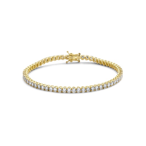 [JBS-MB-FD2/0637]  JBS - Yellow gold tennis bracelet with diamonds