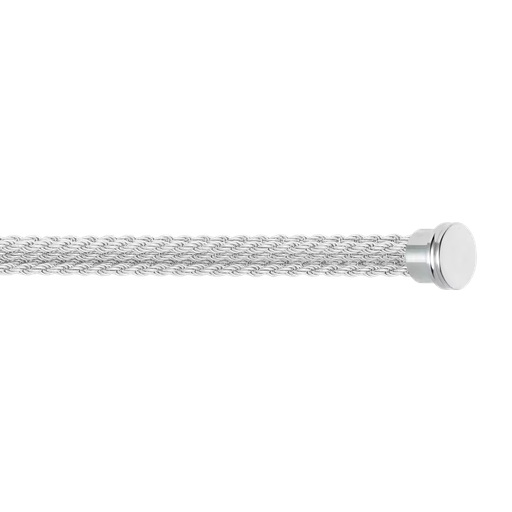 [6B1009]  Fred - White gold Multichain bracelet