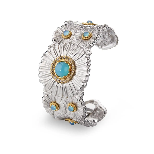 [JAGBRA021324]  Buccellati - Blossoms color bracelet