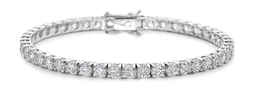 [JBS-IG-BR3960T018BWH4]  JBS - White gold tennis bracelet with diamonds