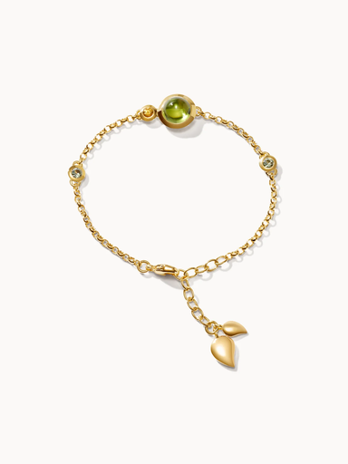 [B-BOU-c-RF-ml-yg]  Tamara Comolli - BOUTON bracelet Mini Chain 'Rainforest'