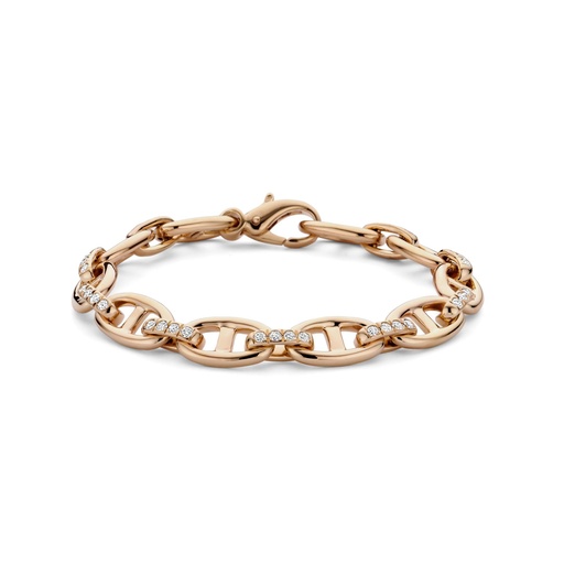 [1PU0032254/5]  Damaso - Yellow gold bracelet with diamonds