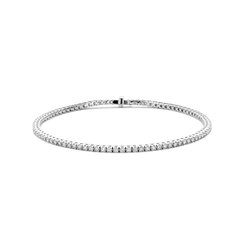 [JBS-IG-BR4070T001BWH4-17]  JBS - Whitegold tennis bracelet with diamonds