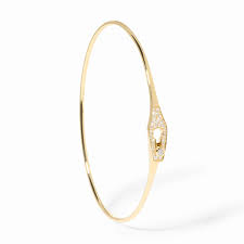 [334121]  Dinh Van - Serrure Jonc Bracelet