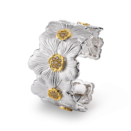 [JAGBRA023519]  Buccellati - Blossoms Diamonds bracelet