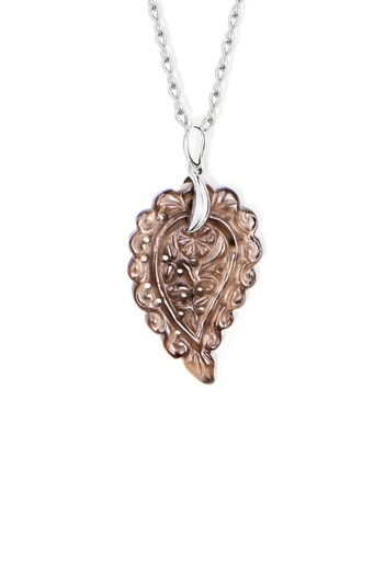 [P-IND-s-Smo-wg]  Tamara Comolli - Pendant India Small Smoky Quartz