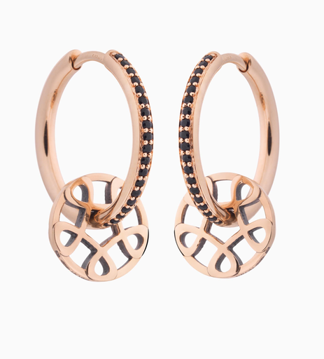 [8OR4820]  Bron - Toujours Ajour pendants for earrings