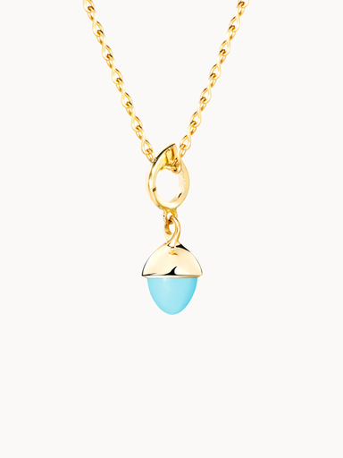 [P-MFL-Tur-yg]  Tamara Comolli - Pendant MIKADO Flamenco Turquoise Turquoise