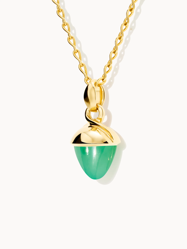 [P-MB-Chry-yg]  Tamara Comolli - Pendant MIKADO Bouquet Chrysoprase Chrysoprase