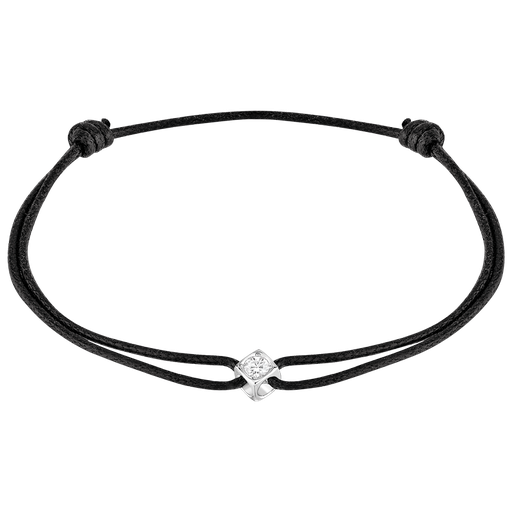  Dinh Van - Le Cube Diamant cord bracelet