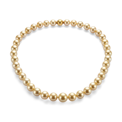  Mikimoto - Golden pearl necklace 13,4mm x 20,67mm