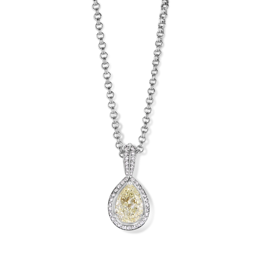  JBS - Pendant yellow gold pear