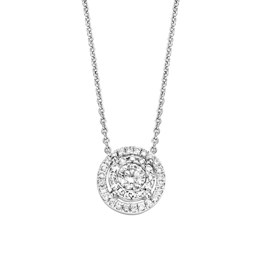  Antonellis - Pendant illusion white gold with diamonds