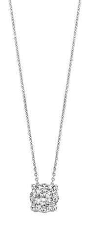 [ff348]  Antonellis - pendant illusion white gold