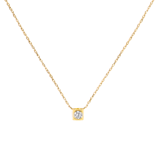 [608111]  Dinh Van - Le Cube Diamant medium necklace