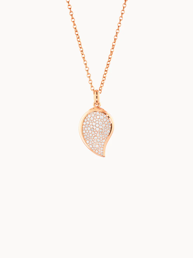 [P-Sig-Wave-s-p-rg]  Tamara Comolli - SIGNATURE Wave Pendant Small in Pink Gold