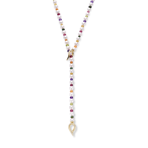 [N-SSP-94CAN-P-YG]  Tamara Comolli - Necklace Round South Sea Akoya Pearls