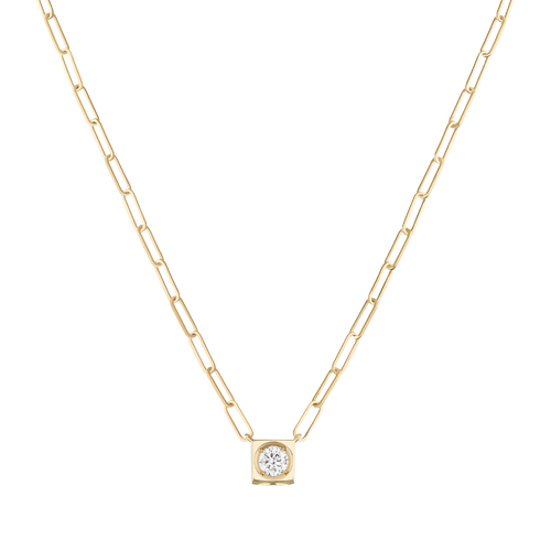 [608211]  Dinh Van - Le Cube Diamant Large necklace
