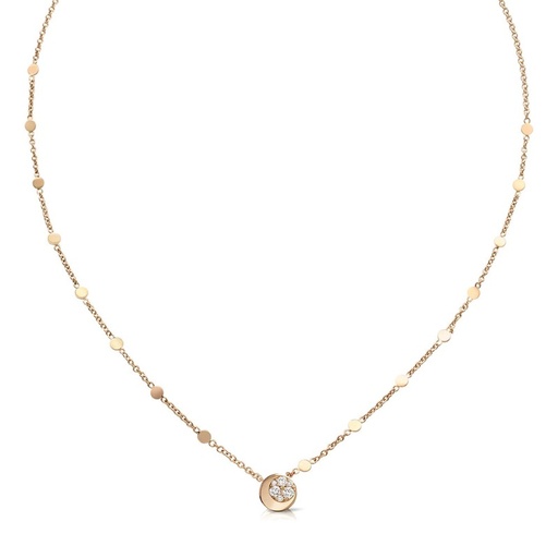 [16200R]  Pasquale Bruni - Luce Pendant Necklace in Pink Gold with Diamonds