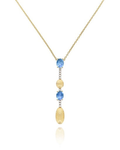[CS16-597]  Nanis - Dancing Azure necklace